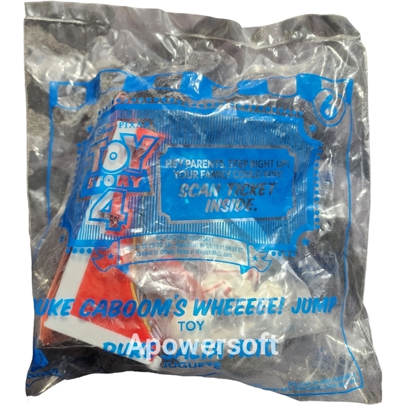 McDonald's Other - 2019 McDonald's Toy #6 Toy Story 4 Duke Caboom's Wheeee! Jump